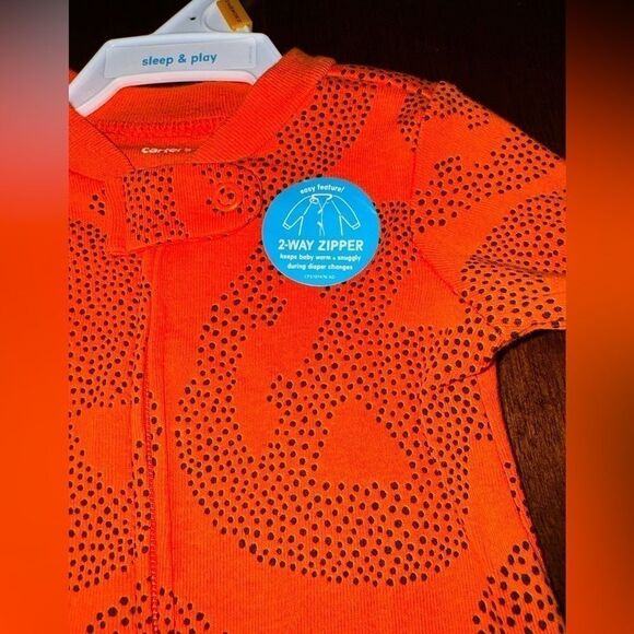 Carter’s Unisex Newborn Halloween Footed Pajamas | Spooky & Cozy Sleepwear -NEW - Picture 3 of 6